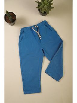 Yellow Rabbit - Boys Blue Solid Trouser
