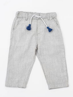 Yellow Rabbit - Boys Grey Solid Trouser