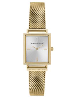 BCBGMAXAZRIA - MAXAZRIA Quartz Crystals Silver Rectangle Dial Women's Watch - BG50907001