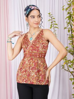 BOHOLYFE - Merlina Crimson-Muse Spaghetti Top