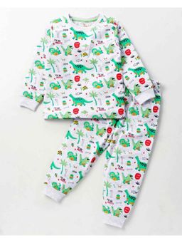BLUSHES - Dinosaur Printed Coordinating T-shirt & Joggers