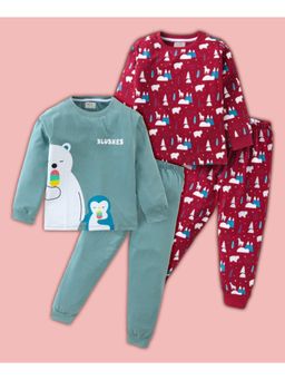 BLUSHES - Polar Bear & Animal Printed T-shirt & Joggers (Set of 2)