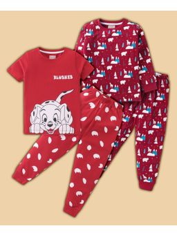 BLUSHES - Puppy & Animal Printed T-shirt & Joggers (Set of 2)