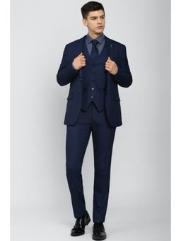 Van Heusen - Men Navy Blue Three Piece Suit (Set of 3)