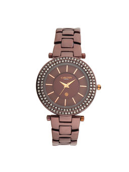 Carlton London - Analog Watch - Brown
