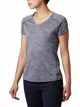 Columbia - Womens Blue Omni-Freeze Zero Rules Short Sleeve Tshirt