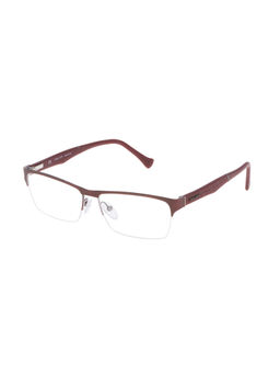 Police - Square VPL04054489FR Maroon Medium Eyeglass Frames