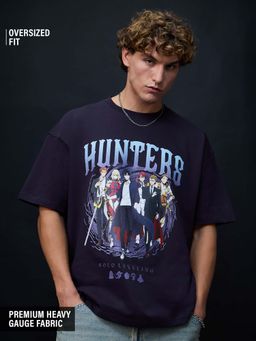 The Souled Store - Solo Levelling Hunters Men Oversized T-Shirts