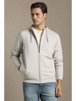 Louis Philippe - Men Casual Grey Solid Jacket