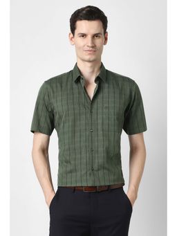 Peter England - Men Green Shirt