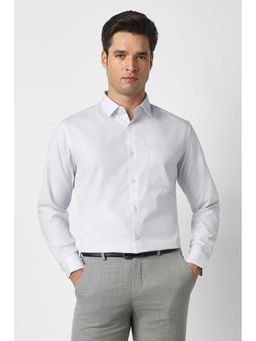 Peter England - Men White Regular Fit Shirt