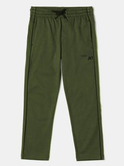 Jockey Juniors - AB13 Boy's Super Combed Cotton Rich Graphic Printed Trackpants-Thyme