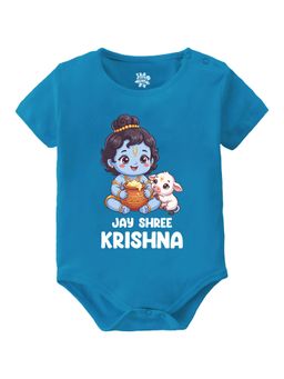 Baby Buzz - Kids Jay Shree Krishna English Graphic Cotton Onesie