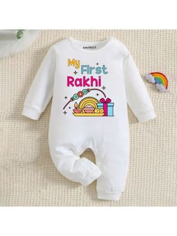KNITROOT - Raksha Bandhan Theme My First Rakhi Bodysuit