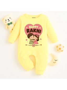 KNITROOT - Raksha Bandhan Theme Happy Rakhi Bodysuit
