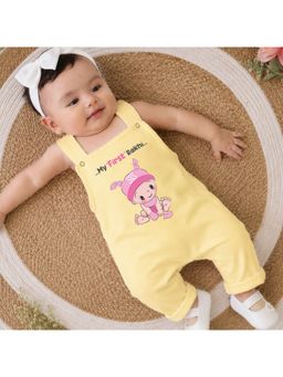 KNITROOT - Cotton Knit Raksha Bandhan Sleeveless My First Rakhi Text Graphic Bodysuit
