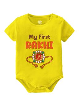Baby Buzz - Kids My First Rakhi 2026 Graphic Cotton Onesie