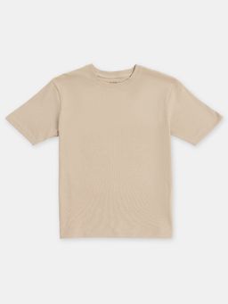 Jockey Juniors - RG02 Girl Super Combed Cotton Solid Short Sleeve T-Shirt-Feathered Gray