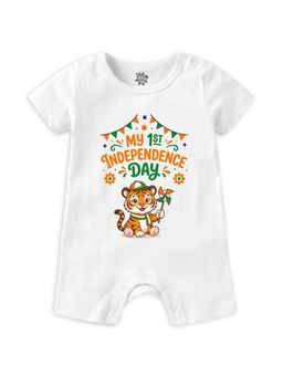 Baby Buzz - Kids Myst Independence Day Graphic Cotton Romper
