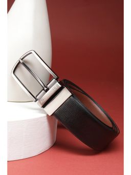 Allen Solly - Men Black Textured Formal Belt