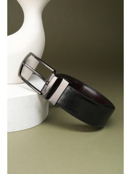Allen Solly - Men Black Textured Casual Belt