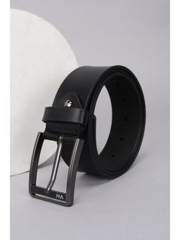 Van Heusen - Men Black Textured Casual Belt