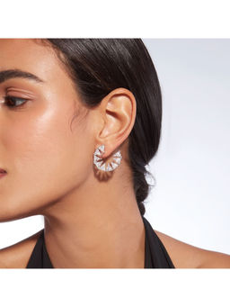 Isharya - Louvre 925 Silver Orange Peel Earrings