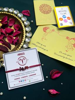 PAYA - Lucky Color Healing Zodiac Rakhi - Aries