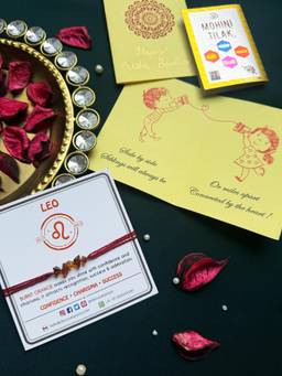 PAYA - Lucky Color Healing Zodiac Rakhi - Leo