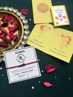 PAYA - Lucky Color Healing Zodiac Rakhi - Scorpio