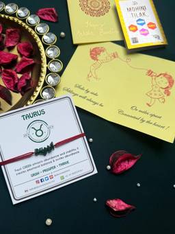 PAYA - Lucky Color Healing Zodiac Rakhi - Taurus