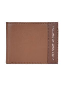 United Colors of Benetton - Aroldo Men Leather Global Coin Wallet - Brown