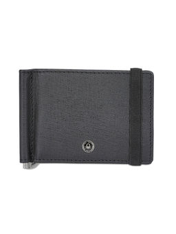 United Colors of Benetton - Fiero Men Leather Money Clip Money Clip - Black