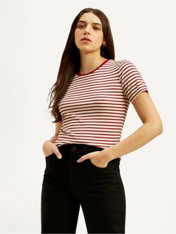 Levi's - Womens Striped Slim-Fit T-shirt