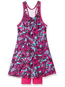 Speedo - Astropop Aop Racerback Swimdress - Pink
