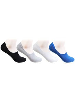 Bonjour - Unisex Cotton Loafer Socks (Pack of 4)