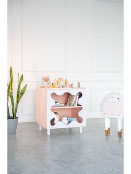 Waddle & Roo - Amoebox Table-Peach & Purple