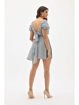 Virgio - Ziva Cotton Gingham Dress with Pockets