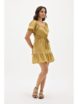 Virgio - Kavi Soft Lyocell Drawstring Dress with Pockets