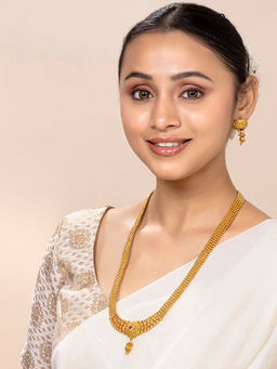 Peora - Maharashtrian & South Style Long Necklace Set for Women