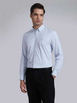 Tommy Hilfiger - Blue Checks Nylon Regular Fit Shirt