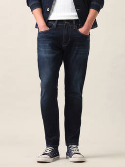 U.S. Polo Assn. Denim Co. - Blue Solid Cotton Slim Fit Jeans