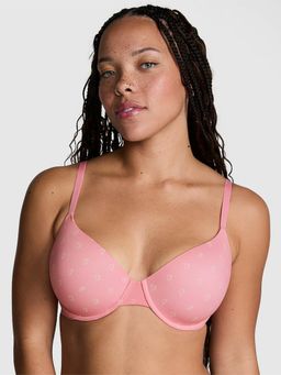 Victoria's Secret - Pink Wear Everywhere Wear Everywhere Lightly Lined T-Shirt Bra Pink