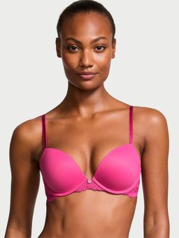 Victoria's Secret - Dream Angels Smooth and Lace Push-Up Bra Pink