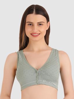 BRACHY - Green Womens Full Coverage Nursing Maternity Feeding Bra