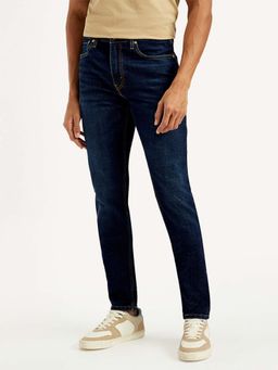 Levi's - Men'S 512 Navy Blue Slim Tapered Fit Mid Rise Jeans