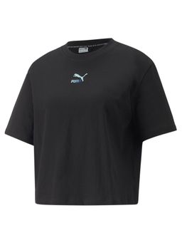 Puma - Classics Graphic Womens Black T-Shirts