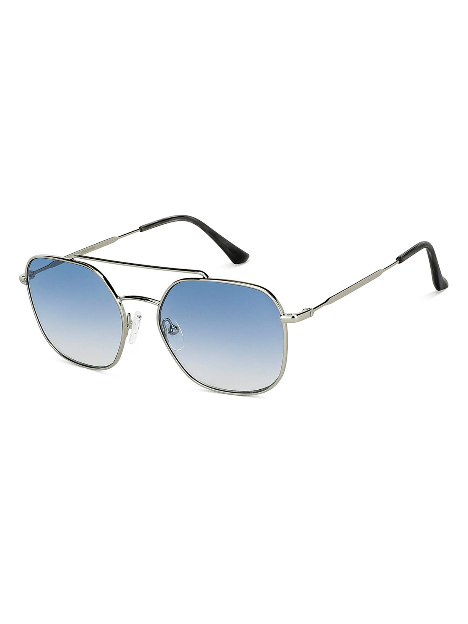 ｊｊ Buy John Jacobs by Lenskart Silver Blue Extra Wide Hexagonal