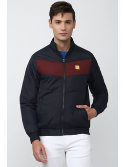 Van Heusen - Men Colorblock Navy Jacket