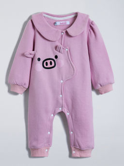 Hopscotch - Purple Animal Applique Romper